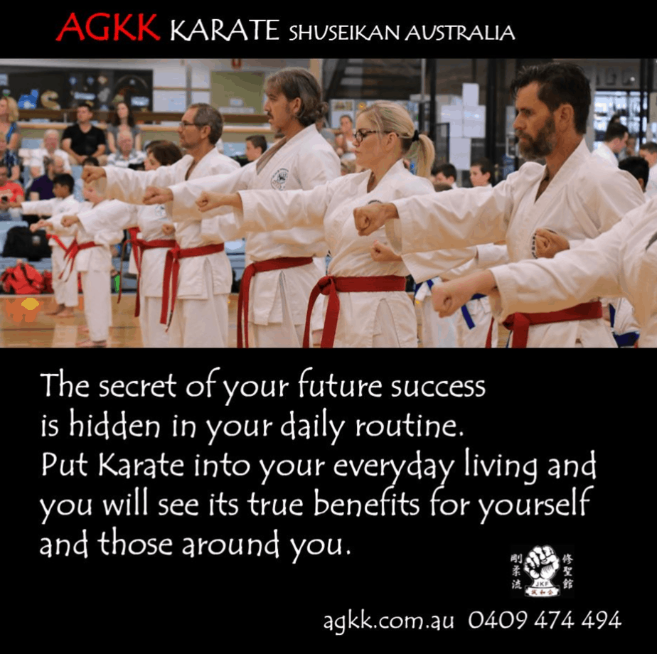 AGKK – Australian GoJu Kai Karate - Secret of Success