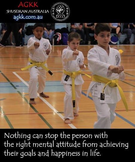 Achieving goals - AGKK Karate