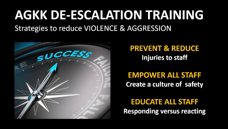 AGKK De-escalation Training - Empower staff