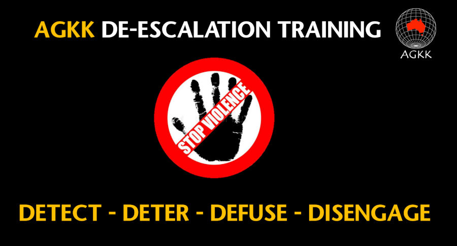 AGKK De-escalation Training - Teaching Staff to detect and diffuse